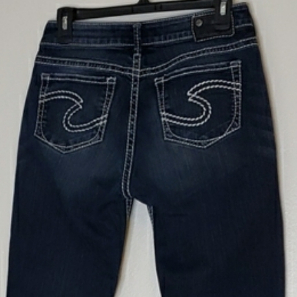 Silver Jeans Co. Natsuki Jeans Bootcut Classic Womens Bohemian Western Chic - Picture 13 of 16